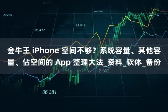 金牛王 iPhone 空间不够？系统容量、其他容量、佔空间的 App 整理大法_资料_软体_备份