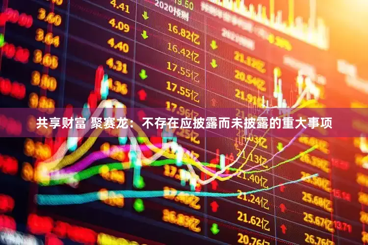 共享财富 聚赛龙：不存在应披露而未披露的重大事项