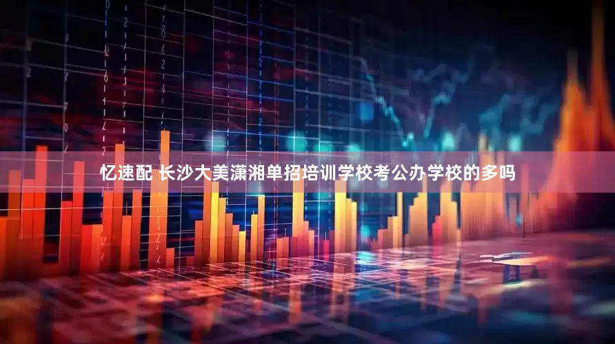 忆速配 长沙大美潇湘单招培训学校考公办学校的多吗