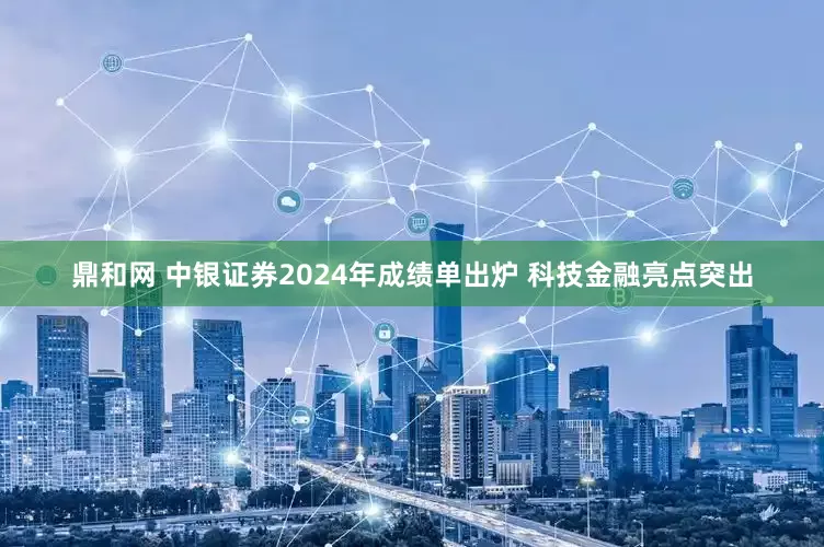 鼎和网 中银证券2024年成绩单出炉 科技金融亮点突出